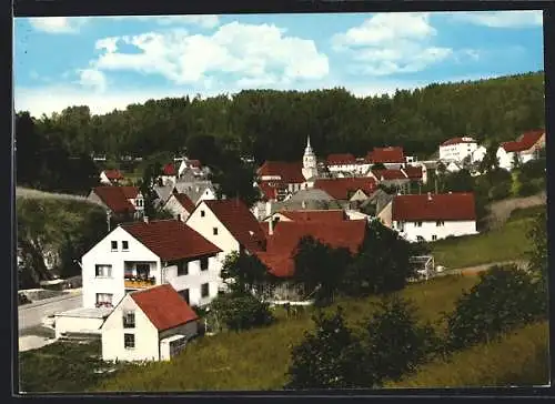 AK Obertrubach /Fränk. Schweiz, Ortsansicht aus der Vogelschau