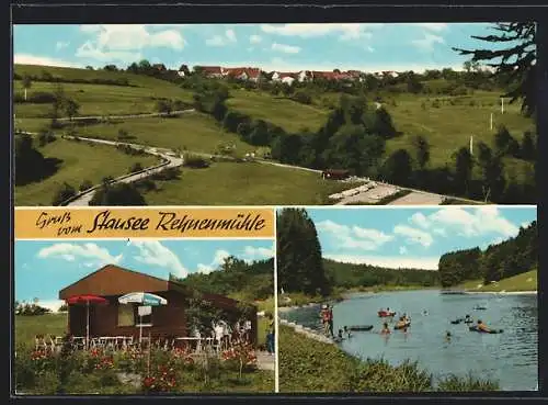 AK Täferrot-Tierhaupten, Ortsansicht Tierhaupten, Kiosk, Rehnenmühle Stausee