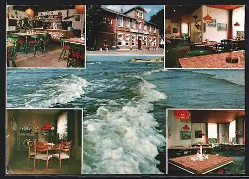 AK Nebel /Amrum, Restaurant Friedrichs, Uasterstigh 18, Gesamtansicht