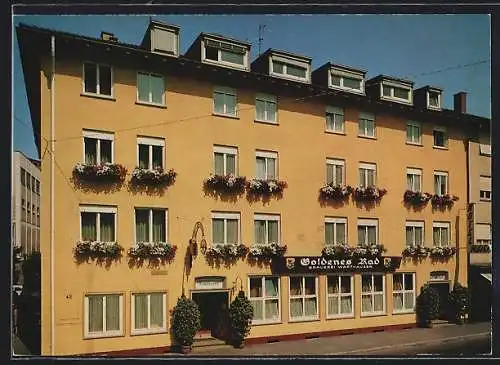 AK Friedrichshafen /Bodensee, Hotel Goldenes Rad Neuner-Jehle