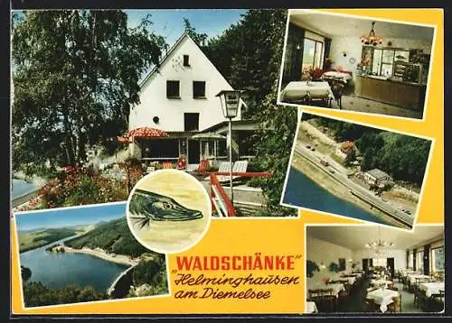 AK Marsberg-Helminghausen am Diemelsee, Hotel Waldschänke Schlüter