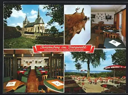 AK Münchhausen am Burgwald, Pension-Restaurant Christenberg, Kirche