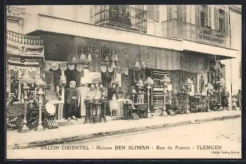 AK Tlemcen, Salon Oriental, Maison Ben Sliman, Rue de France