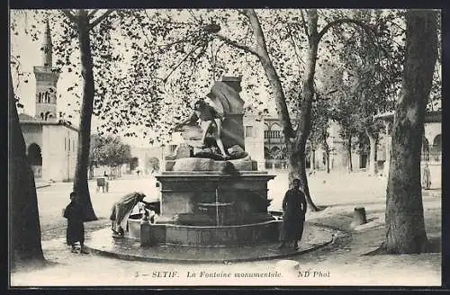 AK Setif, La Fontaine monumentale