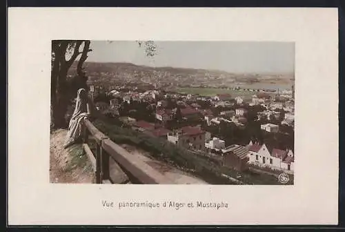 AK Alger, Vue panoramique d`Alger et Mustapha