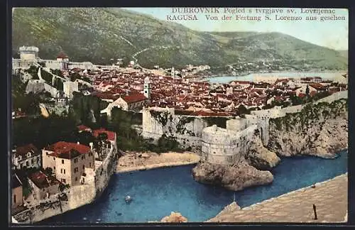 AK Dubrovnik, Pogled s tvrgjave sv. Lovrijenac