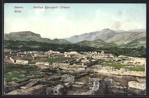 AK Salona / Solin, Basilica Episcopalis Urbana, Historische Ruine