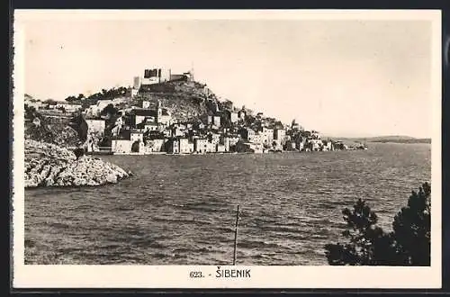 AK Sibenik, Gesamtansicht vom Wasser aus