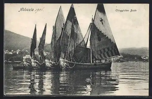 AK Abbazia, Chiogiotten Boote