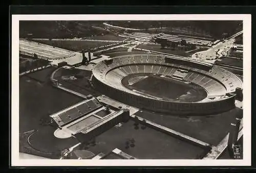 AK Berlin, Reichssportfeld, Olympia 1936, Schwimmstadion und Olympia-Stadion