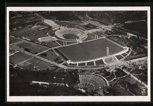 AK Berlin, Reichssportfeld, Olympia-Stadion mit Dietrich-Eckardt-Bühne