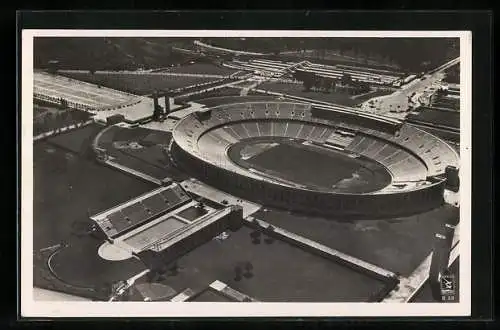 AK Berlin, Reichssportfeld, Olympia 1936, Schwimmstadion und Olympia-Stadion