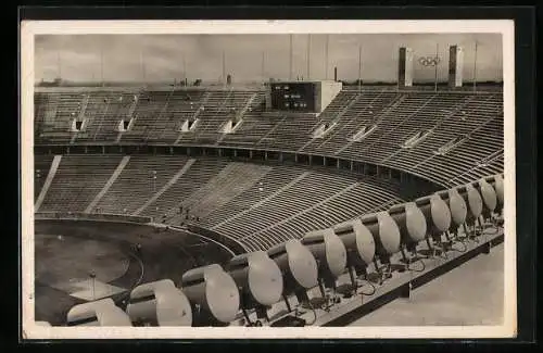 AK Berlin, Reichssportfeld, Olympia-Stadion mit Signalturm