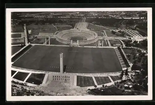 AK Berlin, Gesamtansicht vom Reichssportfeld