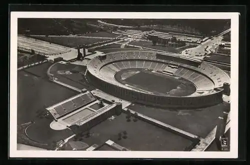 AK Berlin, Reichssportfeld, Olympia 1936, Schwimmstadion und Olympia-Stadion