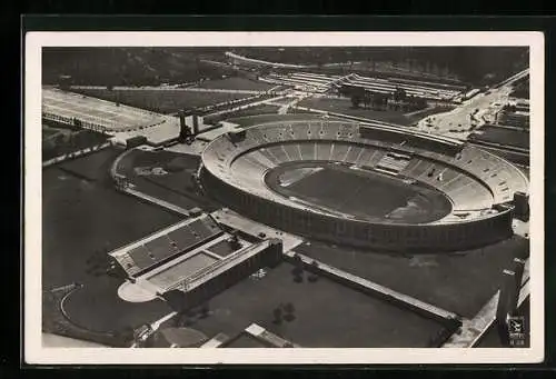 AK Berlin, Reichssportfeld, Olympia 1936, Schwimmstadion und Olympia-Stadion