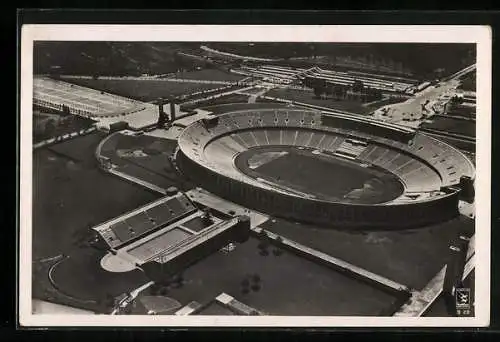 AK Berlin, Reichssportfeld, Olympia 1936, Schwimmstadion und Olympia-Stadion