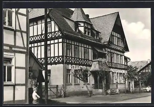 AK Unterweissbach (Thür. Wald), HO-Gasthaus und FDGB-Erholungsheim Goldene Lichte