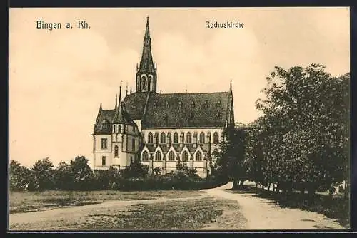 AK Bingen a. Rh., Die Rochuskirche