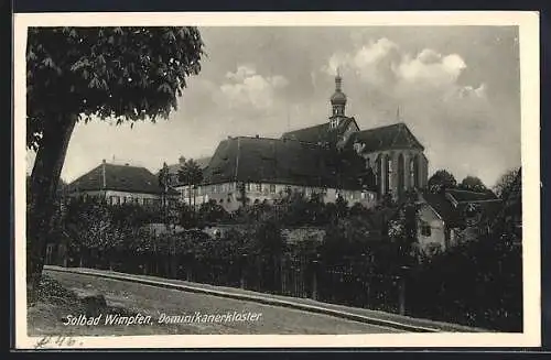 AK Wimpfen, Partie am Dominikanerkloster