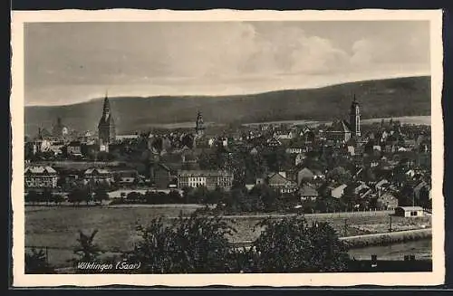 AK Völklingen /Saar, Gesamtansicht aus der Vogelschau