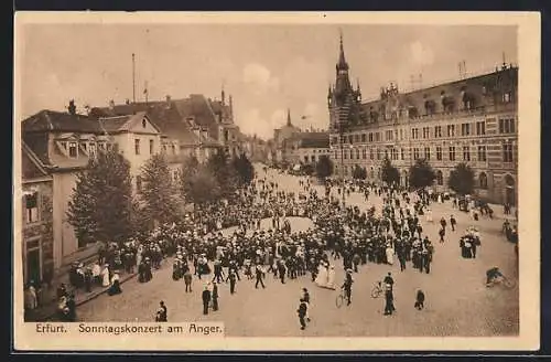 AK Erfurt, Sonntagskonzert am Anger
