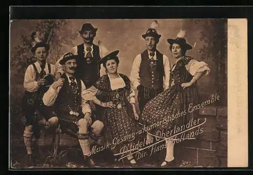 AK D`fidelen Oberlandler, Gruppenfoto