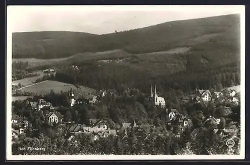 AK Bad Flinsberg, Teilansicht aus der Vogelschau