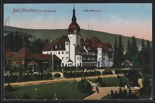 AK Bad Flinsberg /Isergebirge, Das Kurhaus