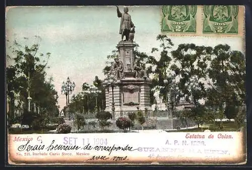 AK Mexico C., Estatua de Colon