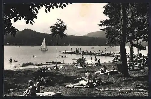 AK Unterburg am Klopeinersee, Badefreuden am See