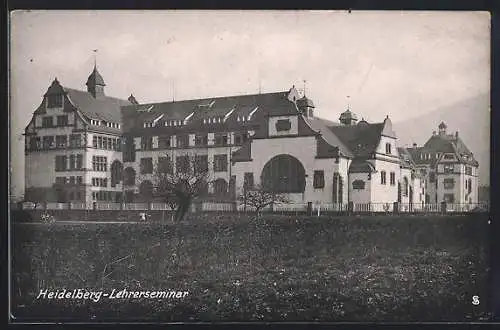 AK Heidelberg / Neckar, Blick zum Lehrerseminar