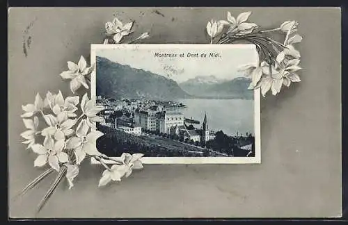 AK Montreaux, Vue générale et Dent du Midi