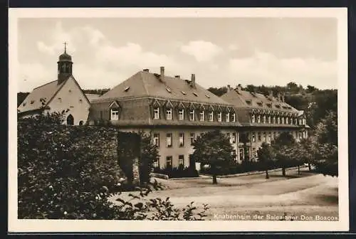 AK Marienhausen / Assmannshausen, Diözesan-Knabenheim Marienhausen, Knabenheim der Salesianer Don Boscos