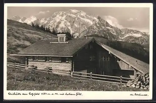 AK Schellenberg / Berchtesgaden, Skihütte auf dem Rossfeld