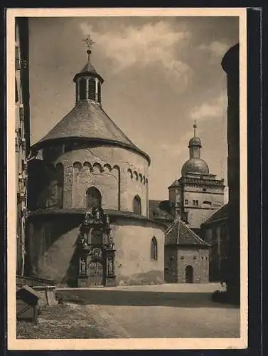 AK Würzburg, Feste Marienberg, Kapelle und Sonnenturm