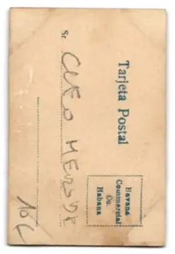 Mini-AK Tänzerin Cleo de Merode mit verträumtem Blick