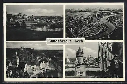 AK Landsberg / Lech, versch. Ortsansichten