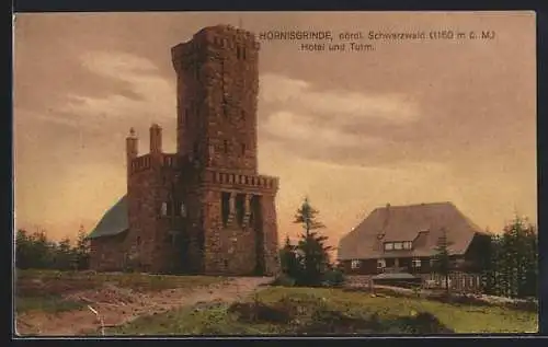 AK Sasbach / Baden, Hotel und Turm