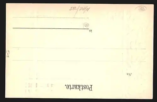 Lithographie Freiburg i. B., Schwabentor, Passepartout