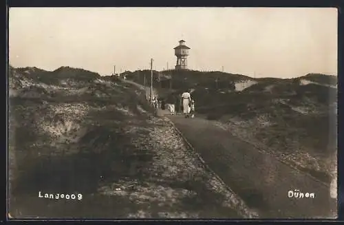 AK Langeoog, Dünen mit Aussichtsturm