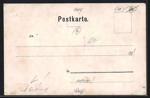 AK Landkarte Holzhausen mit Umgebung, Wendelstein