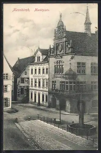 AK Messkirch, Gasthaus am Marktplatz