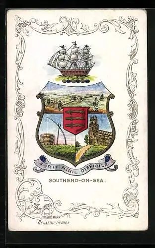 AK Wappen von Southend-on-Sea