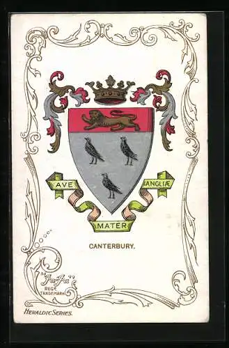 AK Wappen von Canterbury