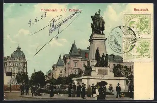 AK Bucuresti, Monumentul J. C. Bratianu