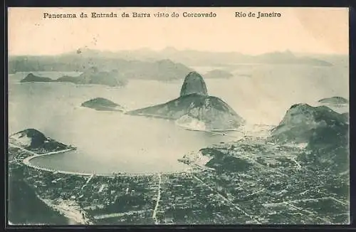 AK Rio de Janeiro, Panorama da Entrada da Barra visto do Corcovado