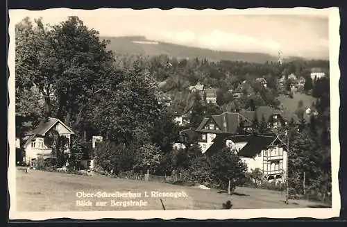 AK Ober-Schreiberhau i. Riesengeb., Blick zur Bergstrasse