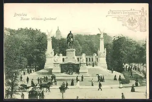 AK Breslau, Kaiser Wilhelm-Denkmal