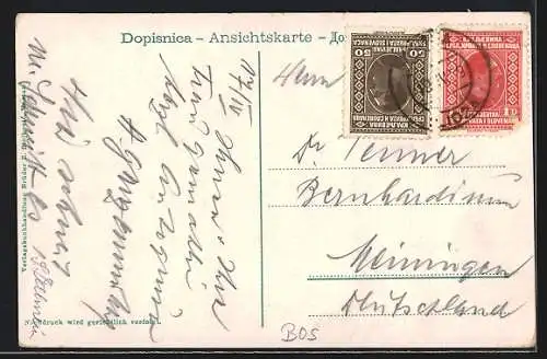 AK Mostar, Romer-Brücke mit serbischer Kirche